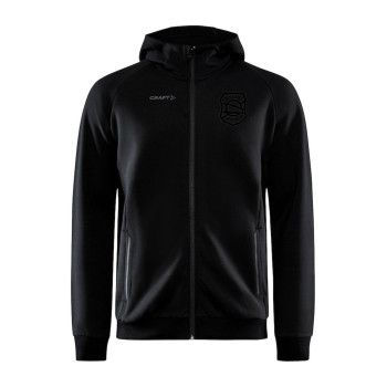 BSG Stahl Riesa Full Zip Hood "BLACK EDITION" Unisex