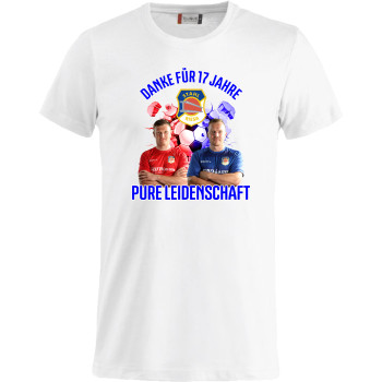 BSG Stahl Riesa Fanshirt "Pure Leidenschaft" weiss
